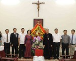 Trưởng ban Dân vận Trung ương Trương Thị Mai chúc mừng Tòa Tổng giám mục Hà Nội