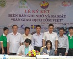 Thành lập Sàn giao dịch tôm Việt Nam