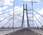 Cầu Vàm Cống bắc qua sông Hậu chính thức thông xe sau 6 năm thi công