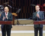 Thủ tướng Nguyễn Xuân Phúc và Thủ tướng Dmitry Medvedev dự Lễ khai mạc Năm chéo Việt - Nga