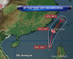 Xuất hiện áp thấp nhiệt đới trên Biển Đông, khả năng mạnh thành bão