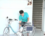 Thầy giáo “chế” xe đạp chạy bằng năng lượng mặt trời