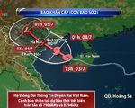Sáng mai (4/7), bão số 2 giật cấp 10 đi vào đất liền Quảng Ninh - Ninh Bình