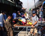 Hà Nội: Cháy lớn ở chợ Tó, Đông Anh