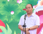 Thủ tướng Nguyễn Xuân Phúc vui đón Tết Trung thu cùng trẻ em Quảng Nam