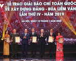 Đài Truyền hình Việt Nam vinh dự nhận giải A giải Búa liềm vàng lần thứ IV năm 2019