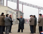 Nhà lãnh đạo Triều Tiên Kim Jong-un đi thị sát đầu năm