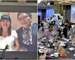 Cô dâu chú rể làm đám cưới... 'livestream' giữa đại dịch virus Corona