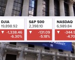 Thị trường chứng khoán Mỹ, dầu và vàng tuột dốc
