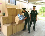 Bắt vụ buôn lậu khẩu trang bằng đường thủy sang Campuchia