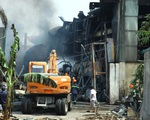 Rõ nguyên nhân ban đầu vụ cháy tại xưởng hóa chất ở Long Biên