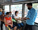Xe bus Hà Nội chủ động phòng chống dịch