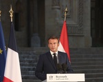 Tổng thống Pháp tới Beirut, cam kết hỗ trợ Lebanon khắc phục hậu quả vụ nổ