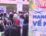 TP Hồ Chí Minh: Tiễn 4.000 công nhân, sinh viên khó khăn về quê đón Tết