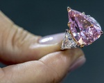 Viên kim cương hồng hình quả lê có thể đạt giá 35 triệu USD