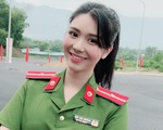 Loạt ảnh hậu trường của Thanh Bi - Thiếu úy xinh đẹp mạnh mẽ trong phim Bão ngầm