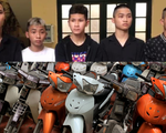 Hà Nội: Triệt phá đường dây trộm cướp 75 chiếc xe máy