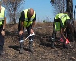 Đội đặc nhiệm xử lý hậu cháy rừng tại Pháp
