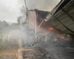 Lâm Đồng: Hỏa hoạn thiêu rụi trang trại nấm rộng hơn 3ha