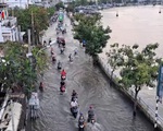 TP Hồ Chí Minh: Triều cường gây ngập nhiều tuyến đường