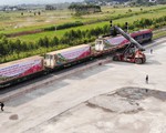 56 tấn vải thiều xuất khẩu chính ngạch bằng đường sắt