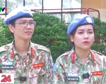 Vợ chồng quân nhân trẻ lên đường tham gia gìn giữ hòa bình Liên hợp quốc