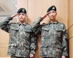 RM và V (BTS) lần đầu cập nhật tình hình trong quân ngũ