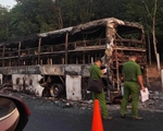 Điều tra nguyên nhân xe khách trên cao tốc Phan Thiết - Dầu Giây bất ngờ bốc cháy