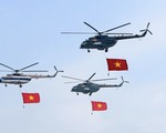 Nhiều máy bay tập luyện cho Lễ kỷ niệm 70 năm Chiến thắng Điện Biên Phủ