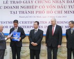 TP.HCM trao giấy chứng nhận đầu tư cho doanh nghiệp FDI