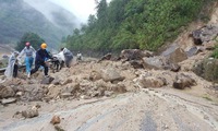 Floods, landslides leave three dead, three missing in Lai Chau