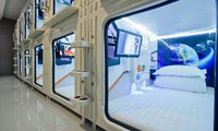 Capsule hotel for World Cup visitors