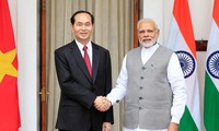 President Tran Dai Quang pays official visit to India