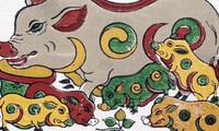Zodiac animal paintings decorated for Tet holidays