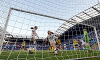 Perfect US beat Sweden 2-0 to top Group F