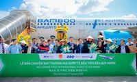 Phu Cat airport welcomes first international flight