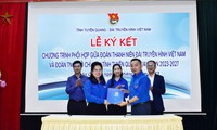 VTV Youth Union signs cooperative program with Tuyen Quang Province peer