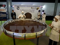 Đồng xu chocolate lớn nhất thế giới được ra mắt tại Venezuela