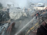 Bình Phước: Cháy nhà máy chế biến mủ cao su, thiệt hại hơn 8 tỉ đồng