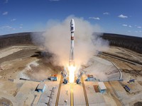 Nga phóng thành công tên lửa đẩy Soyuz từ sân bay vũ trụ mới xây