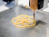 Thưởng thức món ăn được chế biến từ... máy in 3D