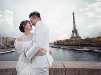Ngắm bộ ảnh cưới lãng mạn của Trấn Thành và Hari Won ở Pháp