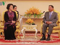 Chủ tịch Quốc hội hội kiến Chủ tịch Thượng viện Campuchia