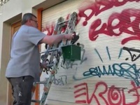 Chiêu đối phó nạn vẽ bậy lên tường ở Brussels, Bỉ