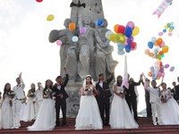 Lần đầu tiên tổ chức lễ cưới tập thể cho thanh niên ĐBSCL
