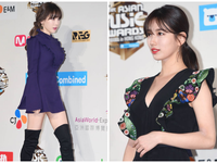 Thảm đỏ MAMA 2016: Suzy khéo léo khoe ngực đầy, Taeyeon (SNSD) lộ chân ngắn