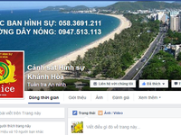 Người dân Khánh Hòa truy cập Facebook tố giác tội phạm