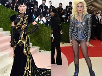 Met Gala 2016: Lady Gaga, Katy Perry nổi bật với phong cách dị biệt