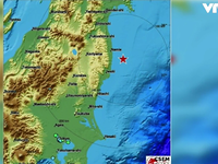Động đất 7,4 độ Richter rung chuyển Nhật Bản, 5 người bị thương