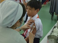 Bình Thuận: Tiêm vaccine sởi - rubella miễn phí đạt tỷ lệ trên 93